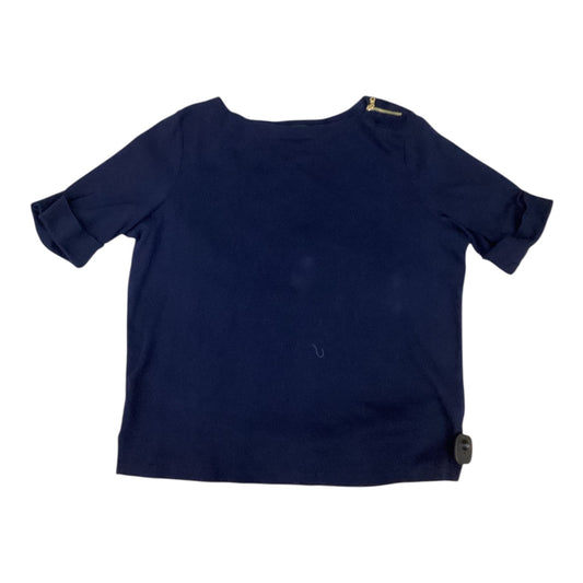 Top 2Pc Ss By Lauren By Ralph Lauren In Blue, Size:2X