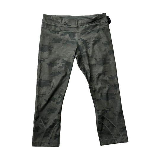 Athletic Leggings By Lululemon In Green, Size:8