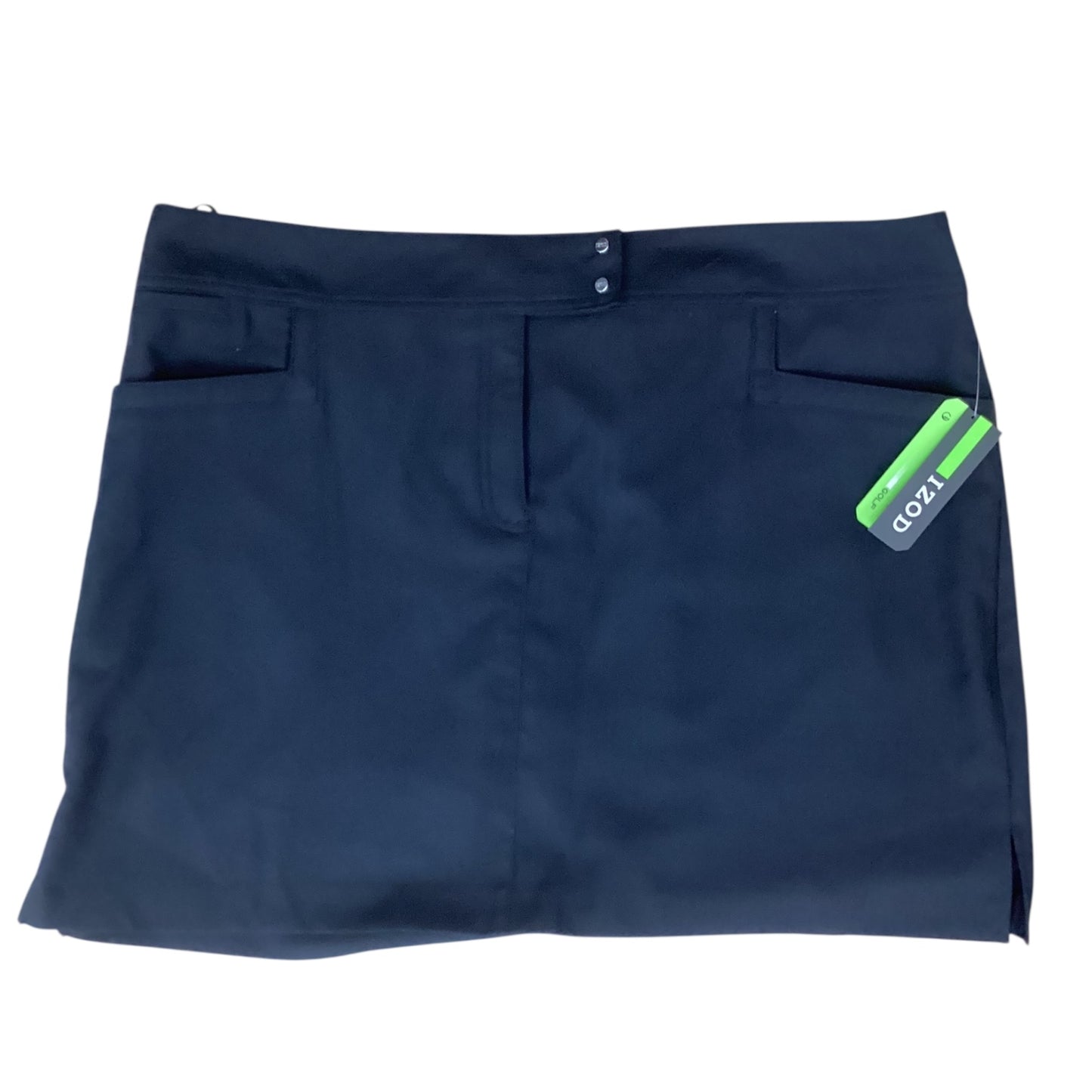 Athletic Skort By Izod In Black, Size:1X