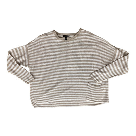 Sweater By Eileen Fisher In Striped Pattern, Size:Xl