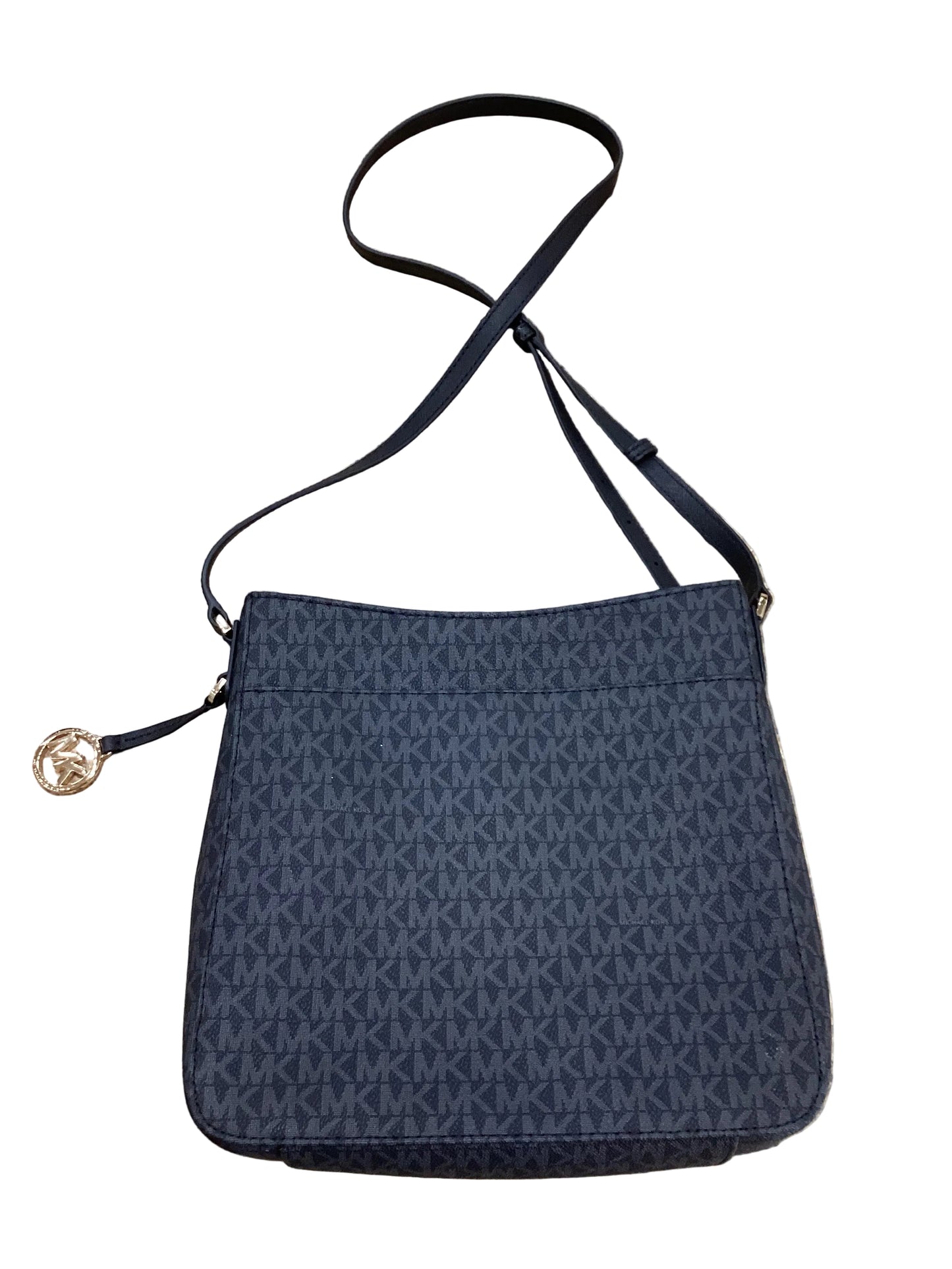 Crossbody Designer By Michael Kors In Black & Grey, Size:Small