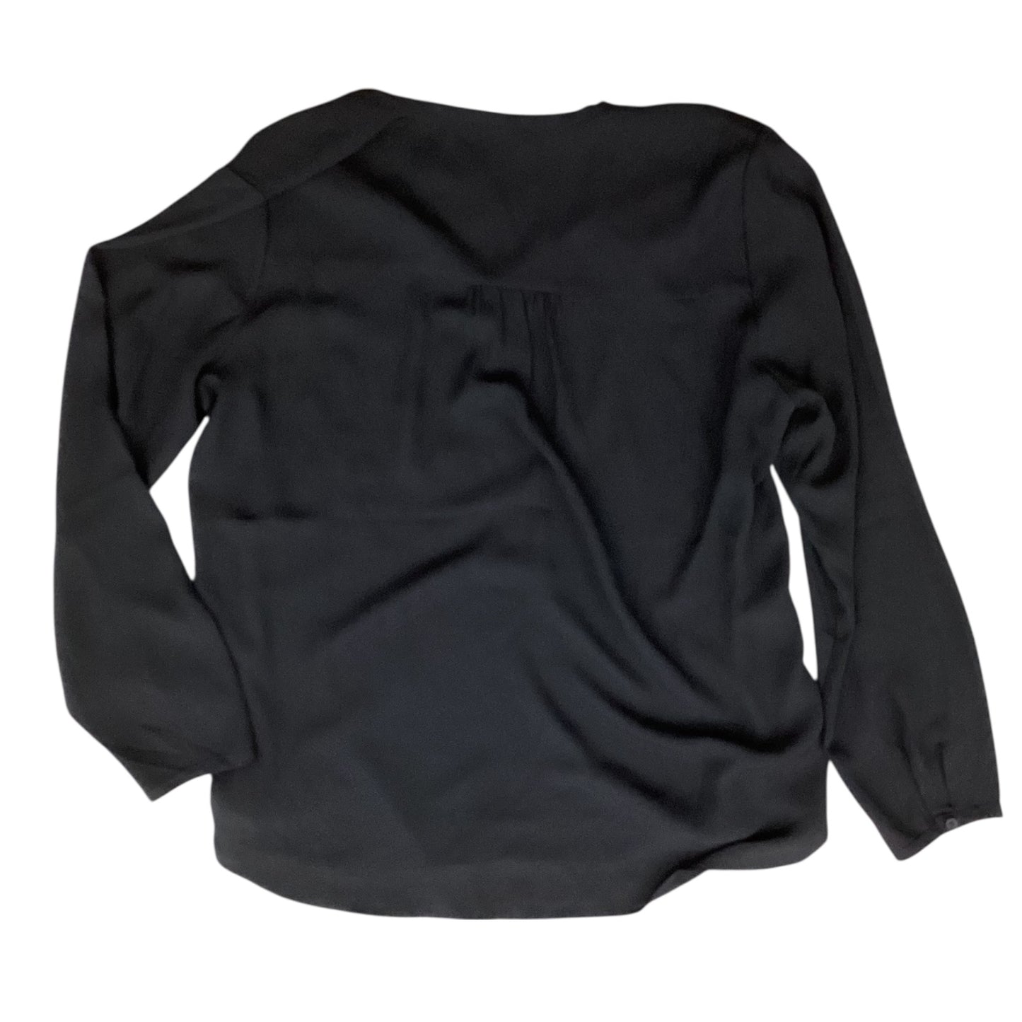 Blouse Ls By Pleione In Black, Size:Xl