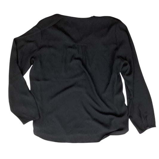 Blouse Ls By Pleione In Black, Size:Xl
