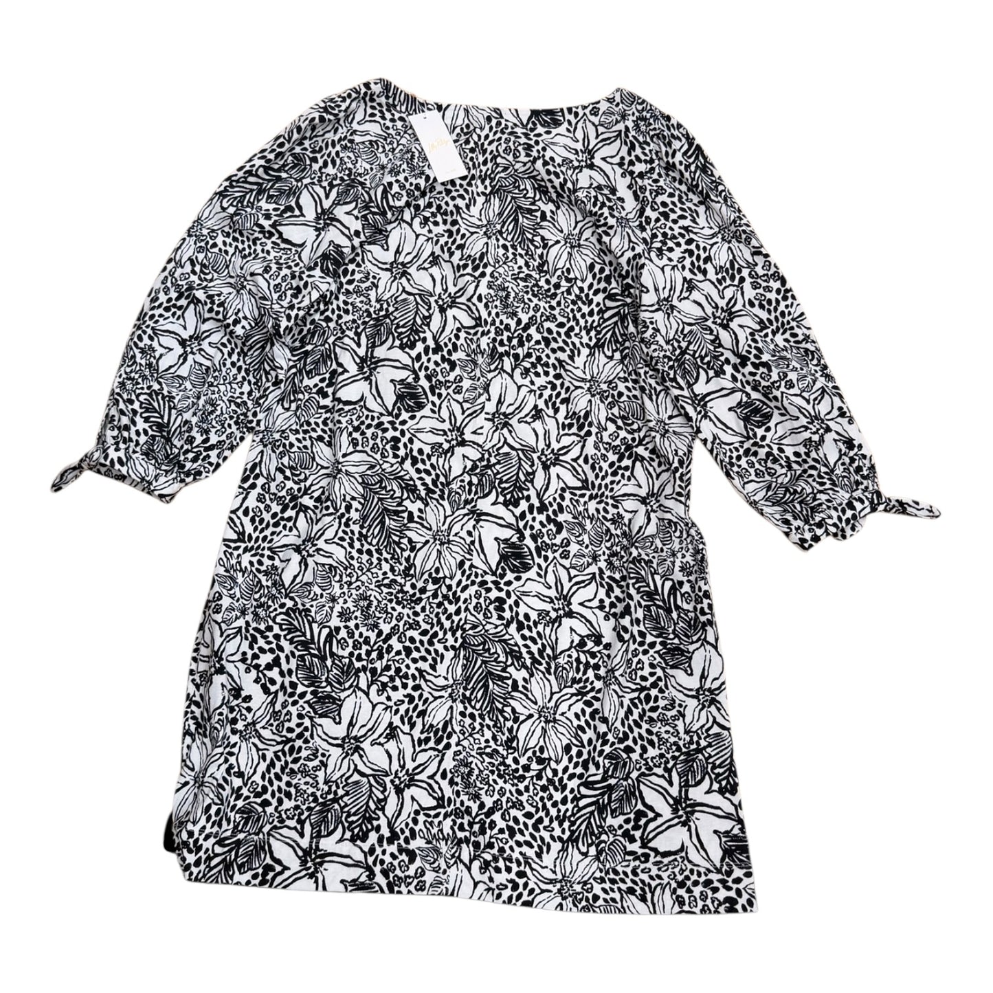 Dress Designer By Lilly Pulitzer In Black & White, Size:1X