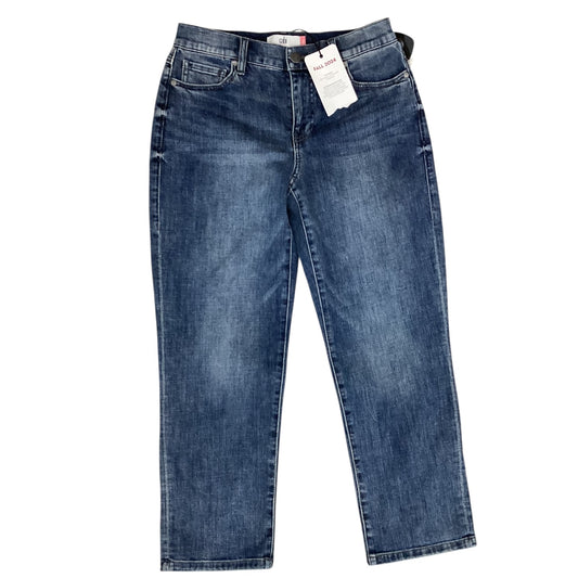 Jeans Straight By Cabi In Blue Denim, Size:4