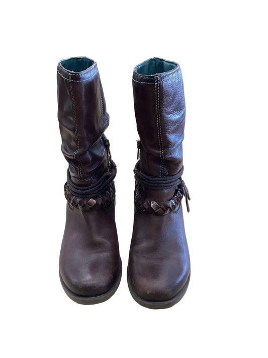 Boots Leather By Pikolinos In Brown, Size:7.5