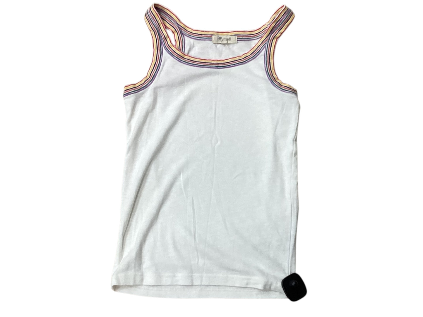 Top Sleeveless By Madewell In Rainbow Print, Size:Xs