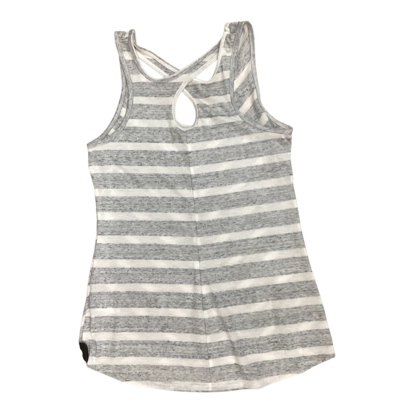 Athletic Tank Top By The North Face In Grey & White, Size:Sp