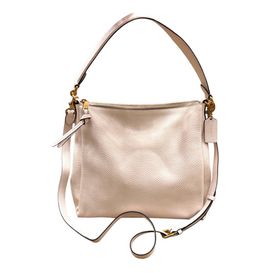 Handbag Designer By Coach In Cream, Size:Medium