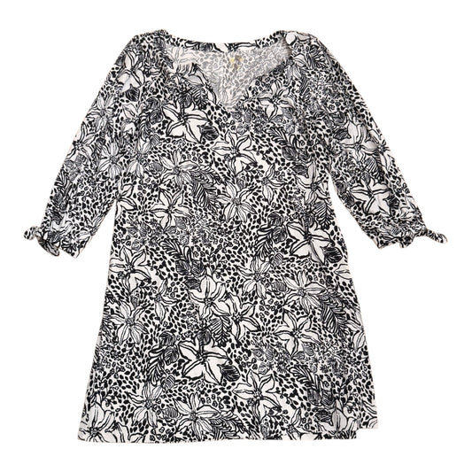 Dress Designer By Lilly Pulitzer In Black & White, Size:1X