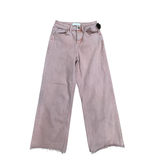 Jeans Wide Leg By Vervet In Pink, Size:Xs