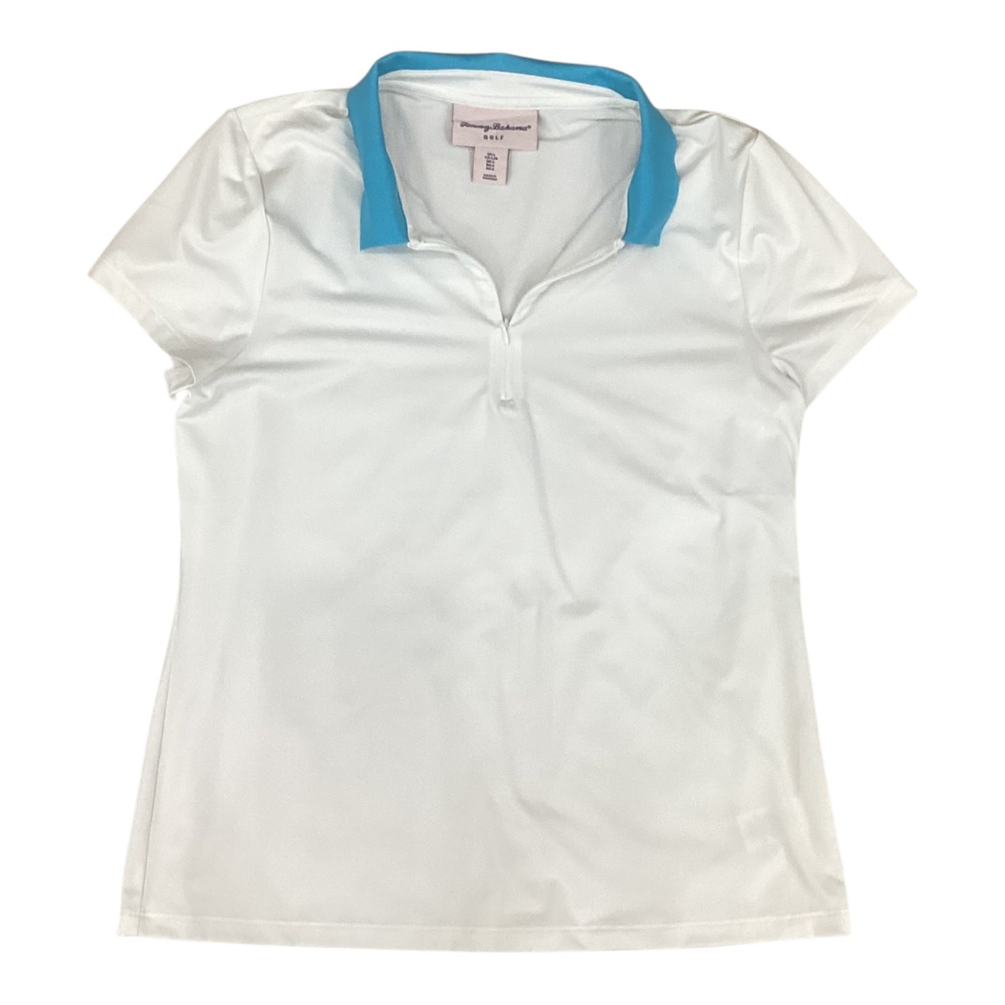 Athletic Top Ss By Tommy Bahama In Blue & White, Size:L