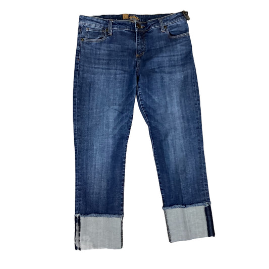 Jeans Cropped By Kut In Blue, Size:12