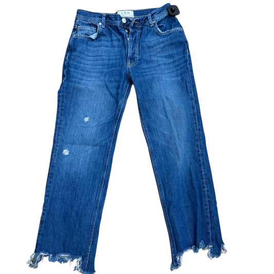 Jeans Straight By We The Free In Blue Denim, Size:2