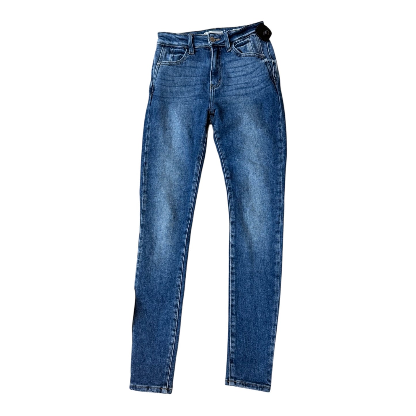 Jeans Skinny By Kancan In Blue Denim, Size:4