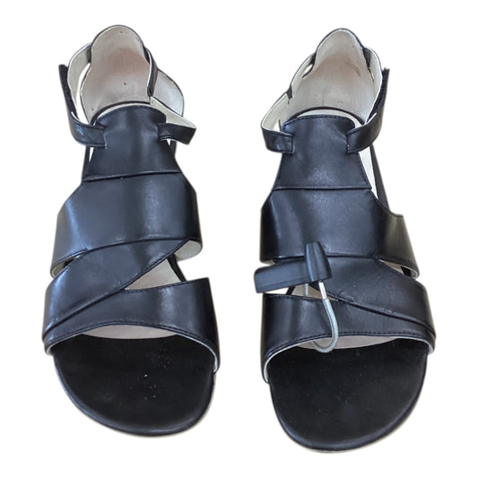 Sandals Flats By Josef Seibel In Black, Size:9