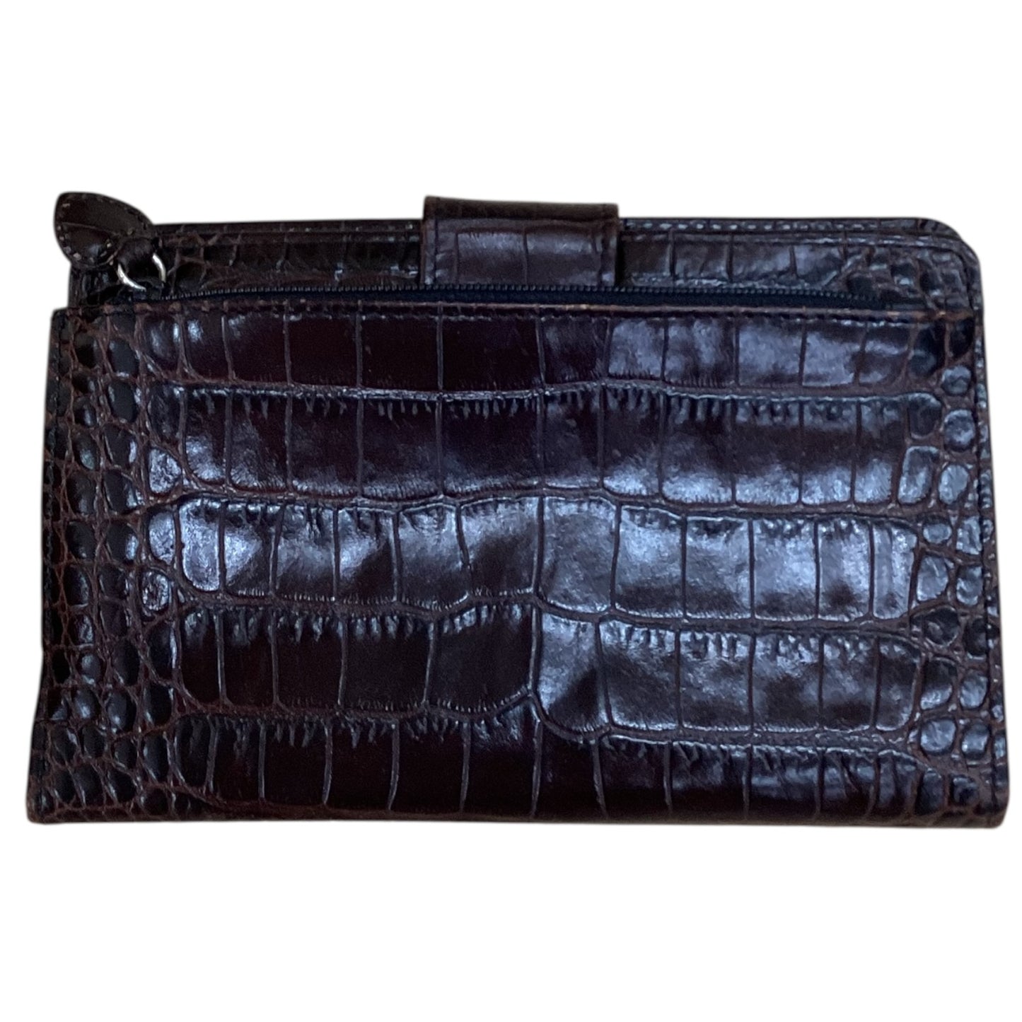 Wallet By Brighton In Brown & Silver, Size:Small