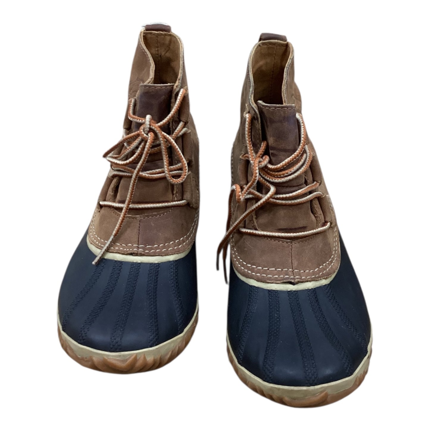 Boots Rain By Sorel In Black & Brown, Size:10