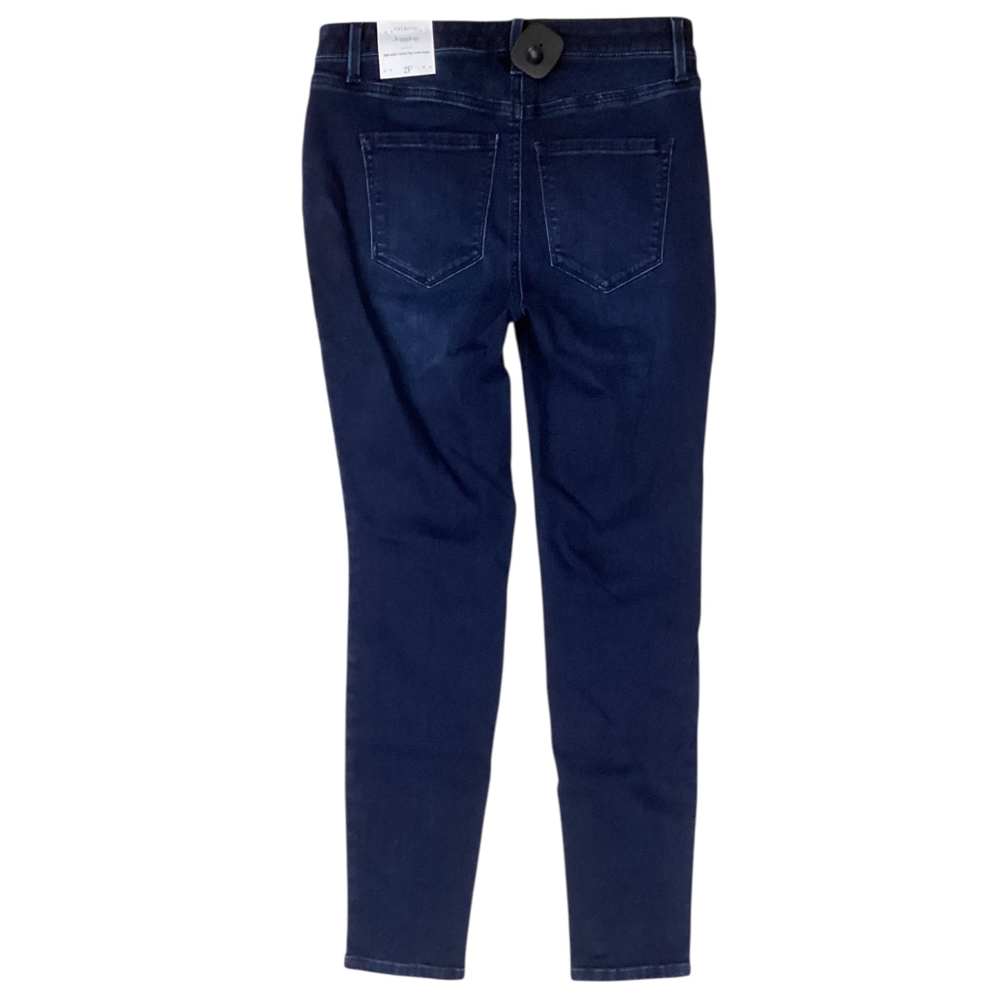 Jeans Skinny By Talbots In Blue Denim, Size:2P