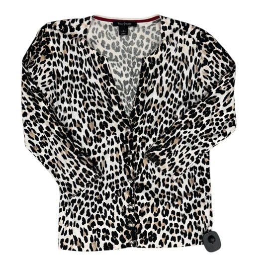 Sweater Cardigan By White House Black Market In Animal Print, Size:S