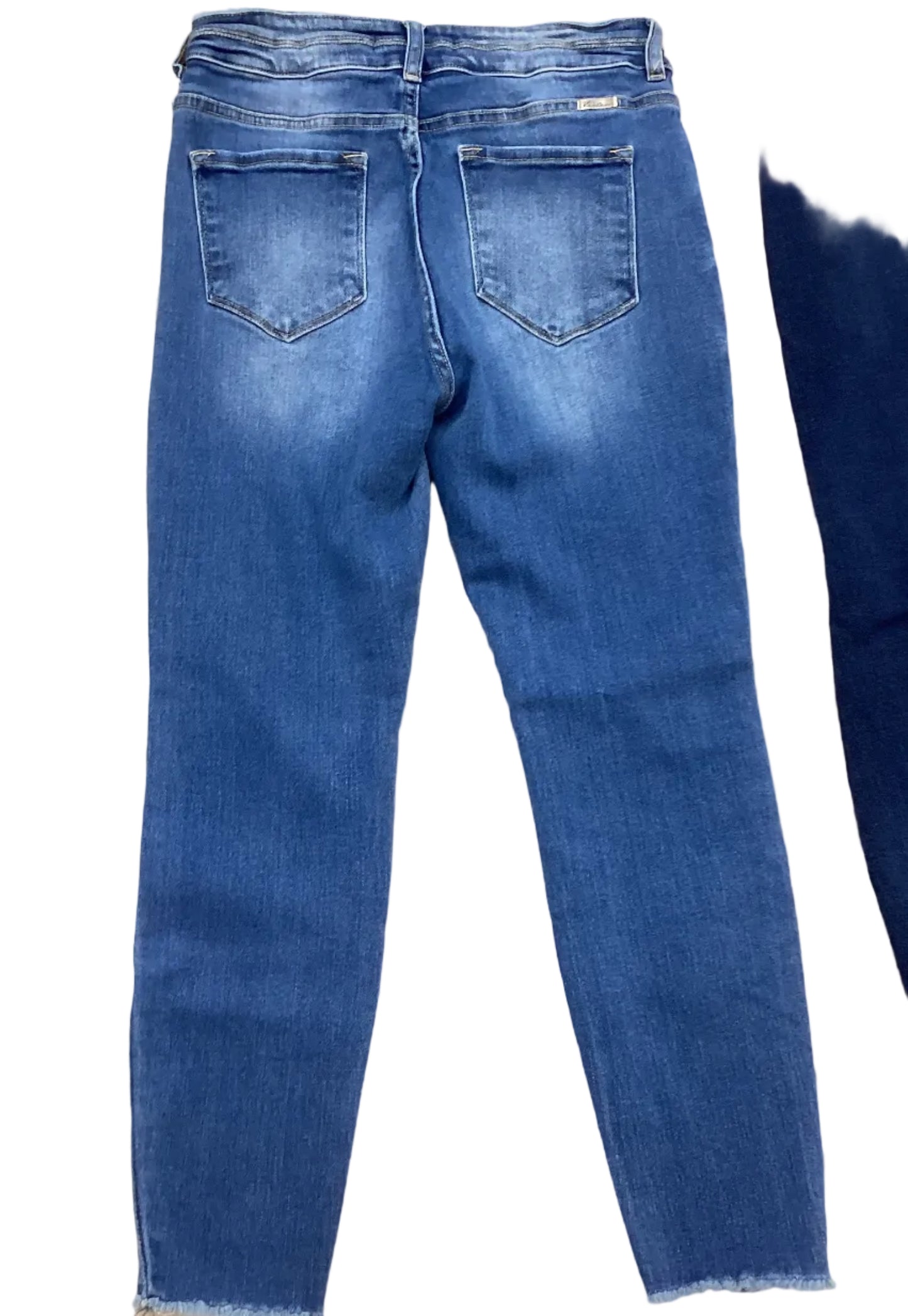 Jeans Straight By Kancan In Blue Denim, Size:10