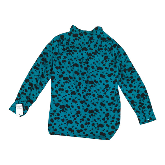 Blouse Ls By Ophelia Roe In Animal Print, Size:Xl