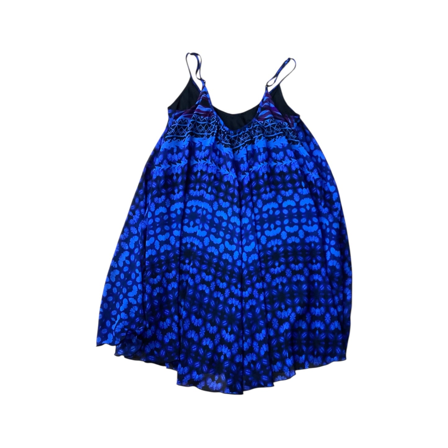 Dress Casual Short By Express In Blue & Purple, Size:Xs