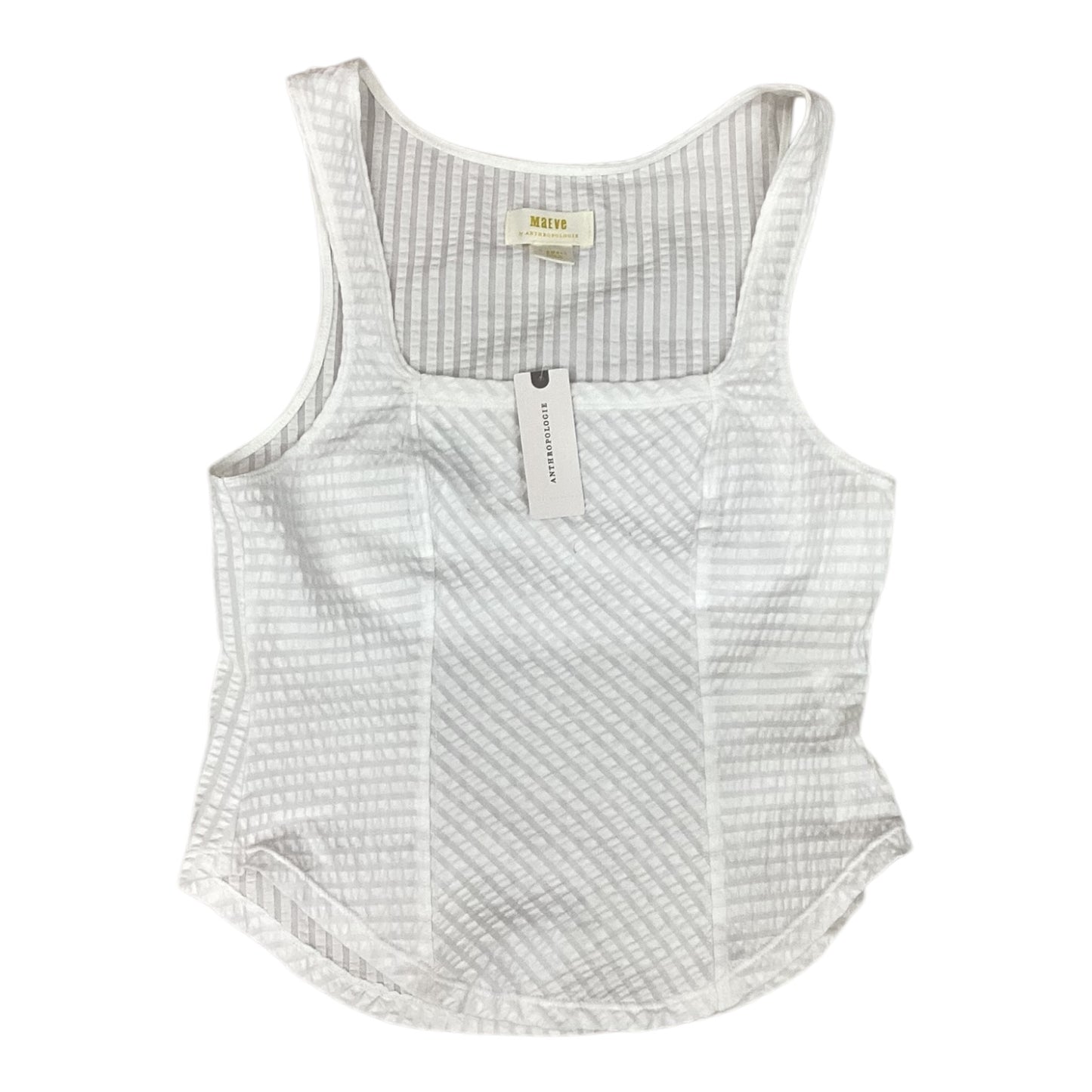 Tank Top By Maeve In White, Size:Xs