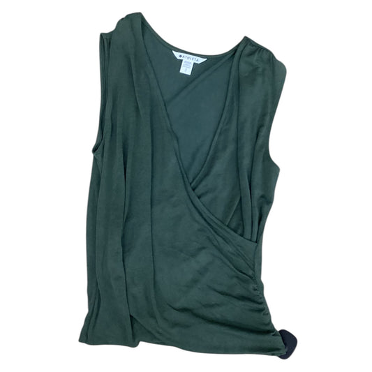Top Sleeveless By Athleta In Green, Size:Sp