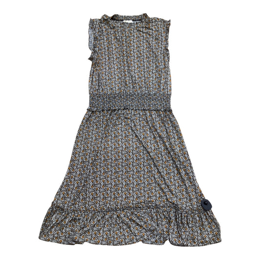 Dress Casual Midi By Michael By Michael Kors In Floral Print, Size:Xl