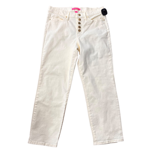 Jeans Designer By Lilly Pulitzer In Yellow, Size:10