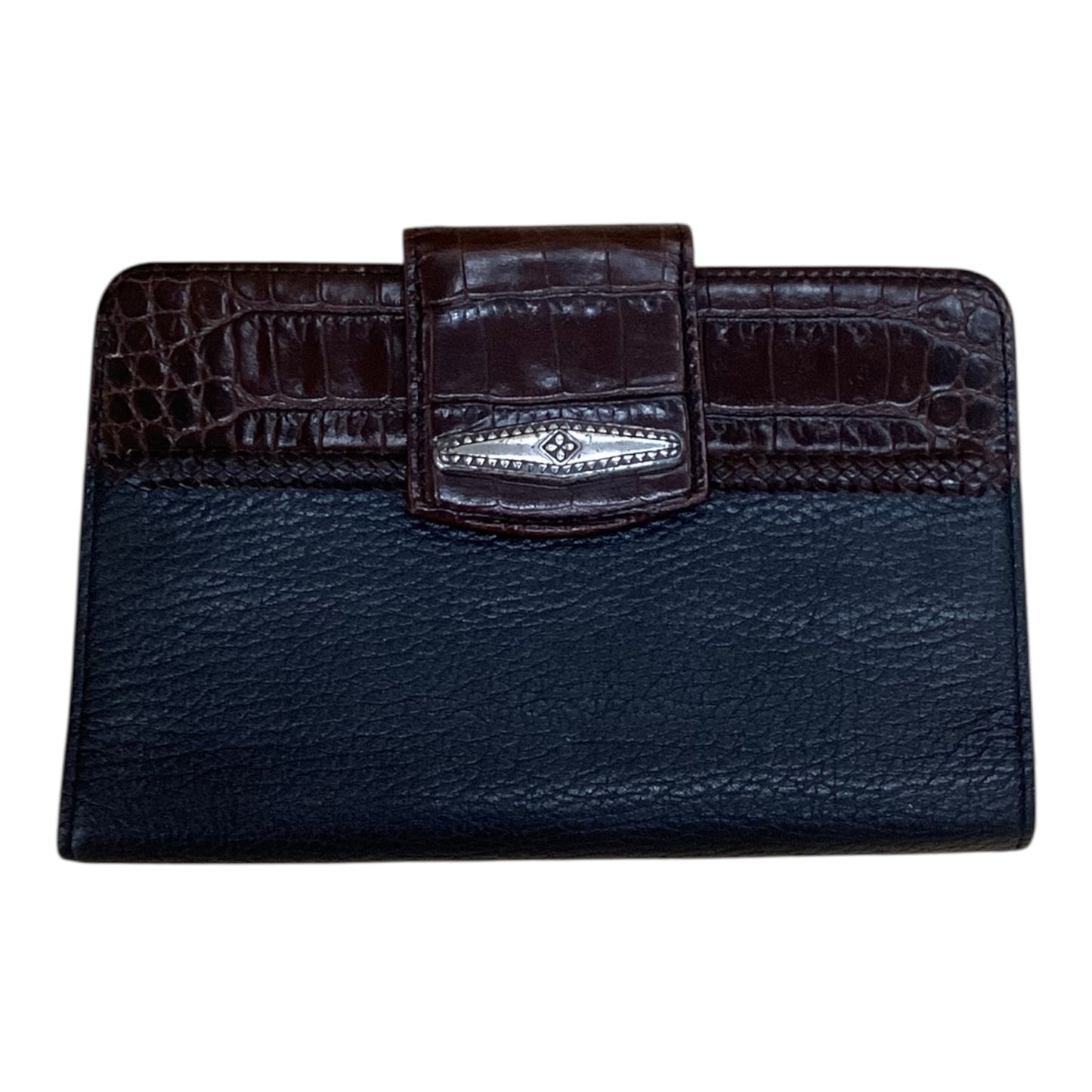 Wallet By Brighton In Black & Brown, Size:Small