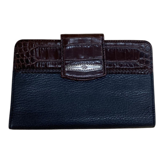 Wallet By Brighton In Black & Brown, Size:Small