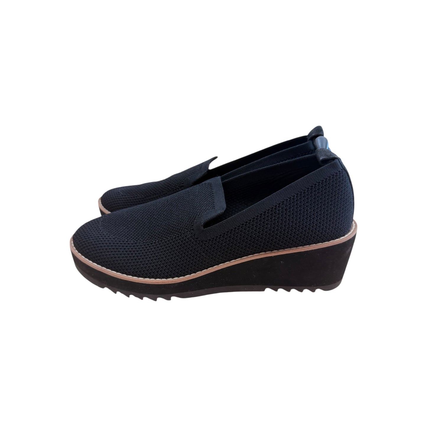 Shoes Heels Wedge By Eileen Fisher In Black, Size:9.5