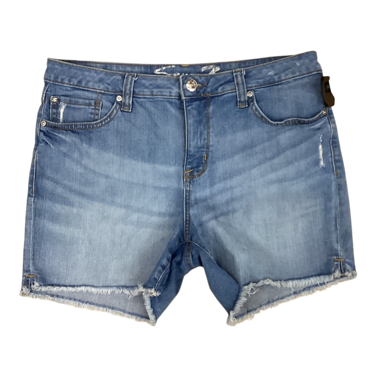 Shorts By Seven 7 In Blue Denim, Size:10