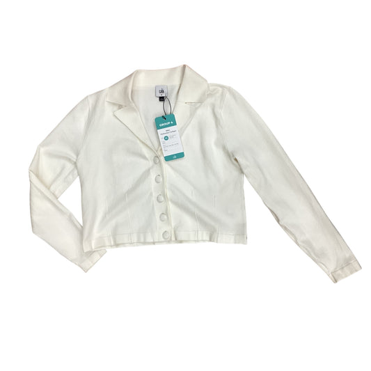 Sweater Cardigan By Cabi In Cream, Size:M