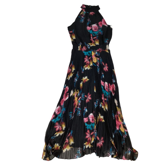 Dress Casual Maxi By White House Black Market In Black & Pink, Size:S
