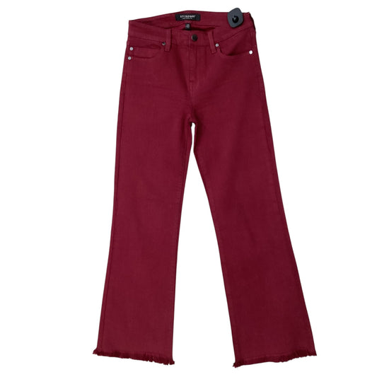 Jeans Flared By Liverpool In Red, Size:2