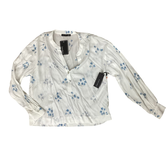 Top Ls By Black Tape In Blue & White, Size:Xs