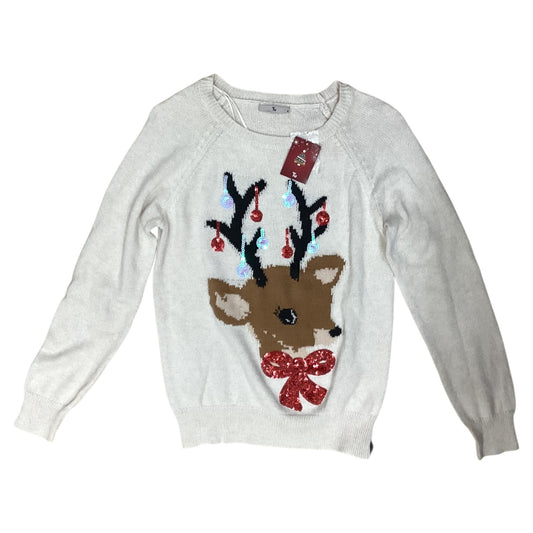 Sweater By Clothes Mentor In Cream, Size:S