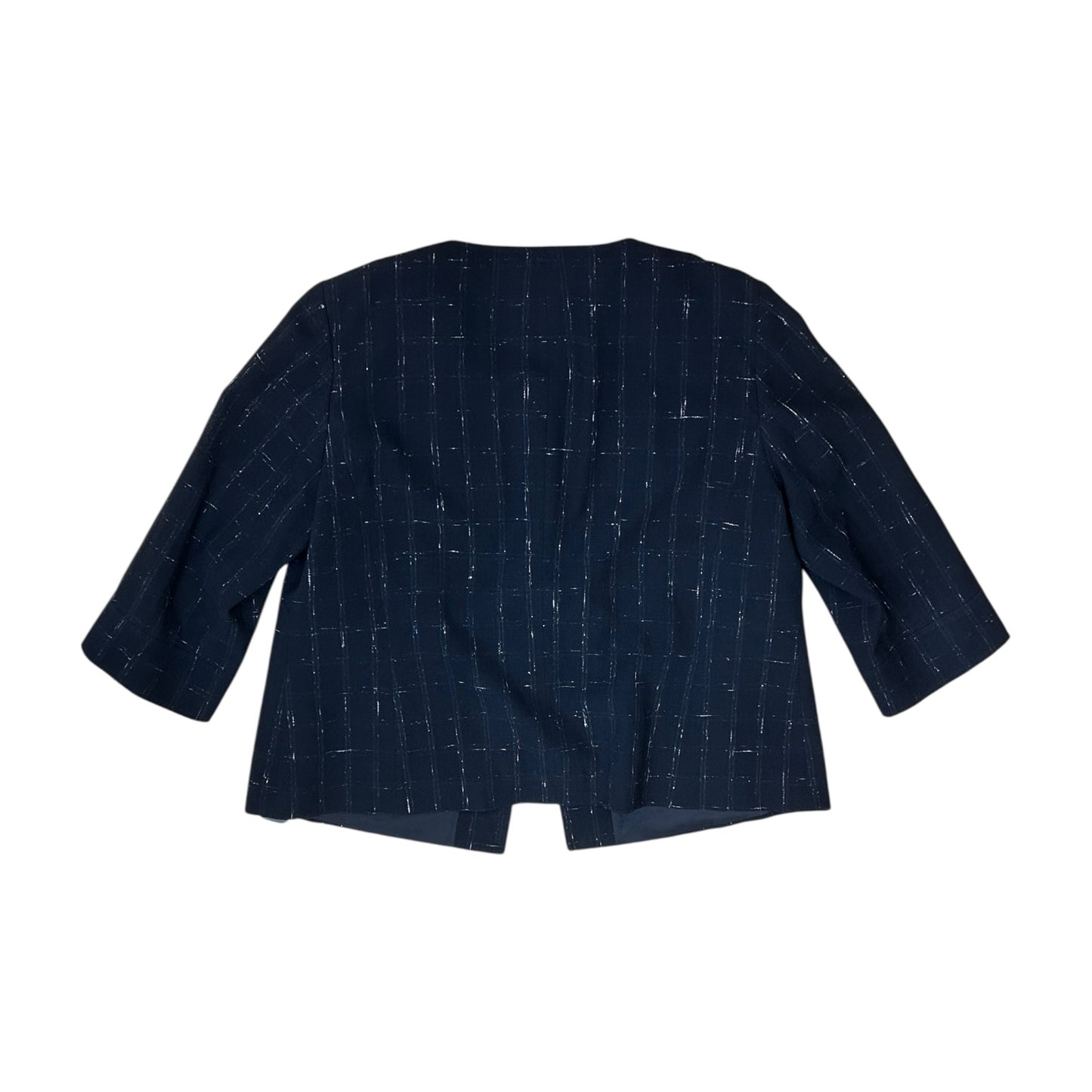Blazer Designer By Lafayette 148 In Black, Size:Xl