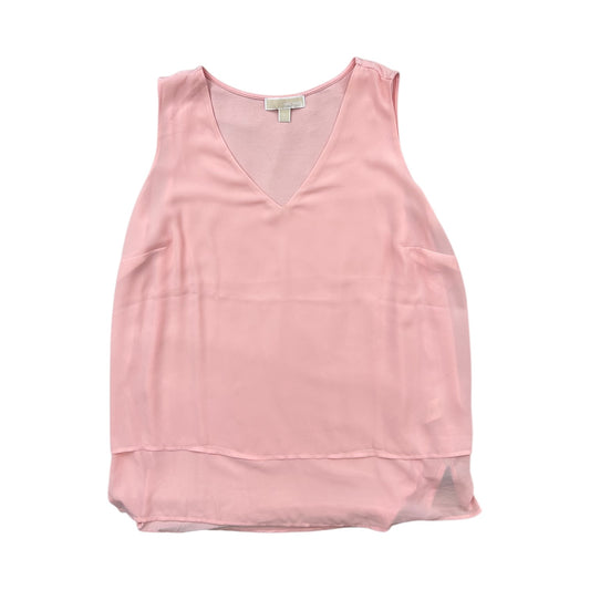 Top Sleeveless By Michael By Michael Kors In Peach, Size:1X
