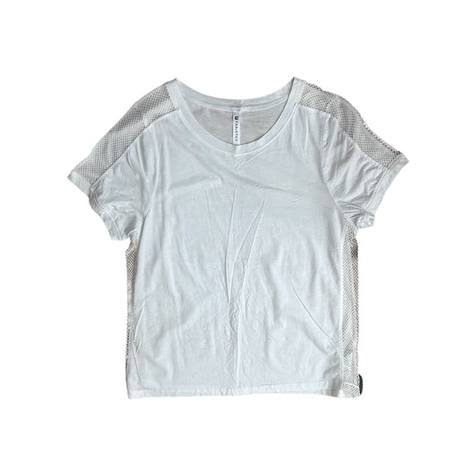 Athletic Top Ss By Fabletics In White, Size:Xl