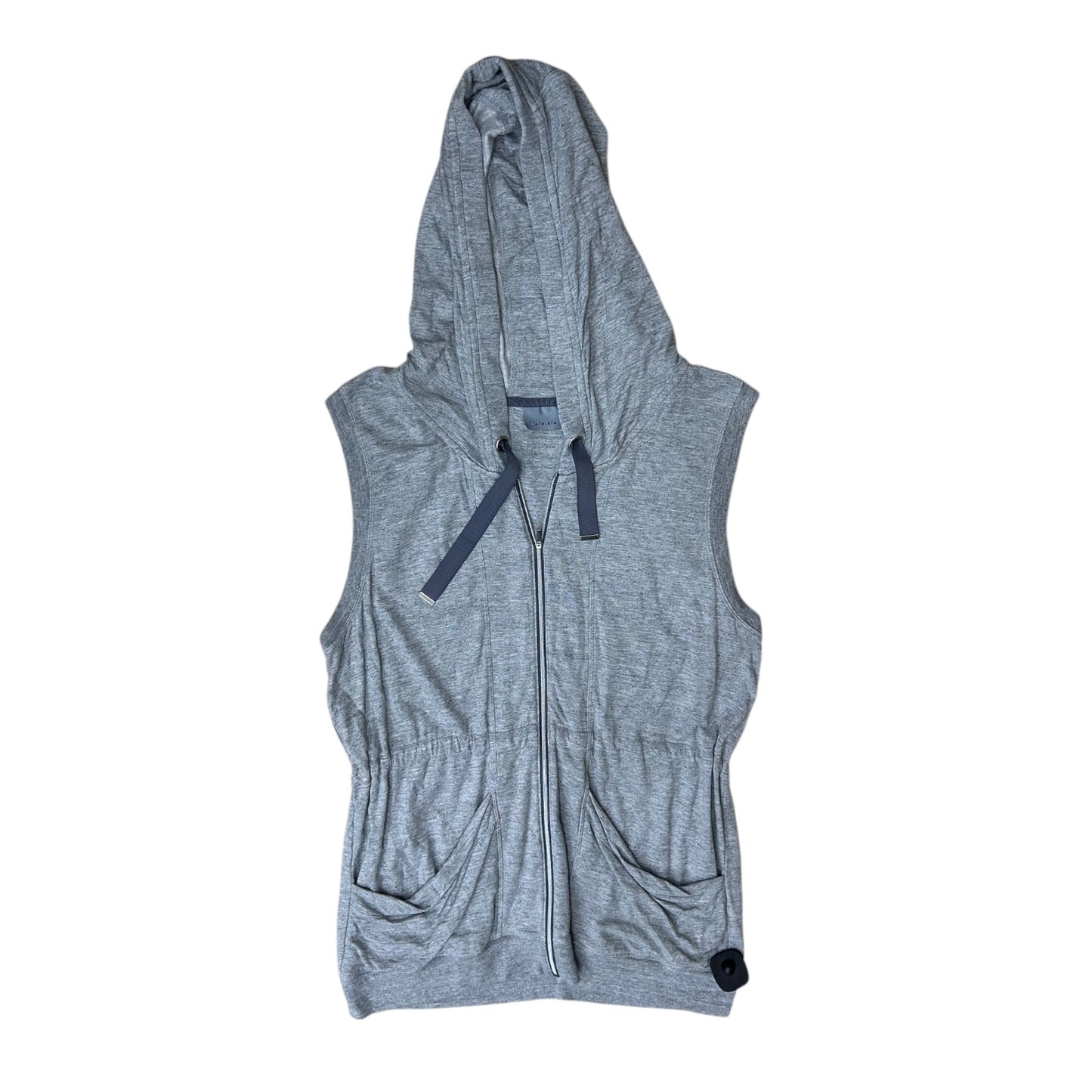Athletic Jacket By Athleta In Grey, Size:L