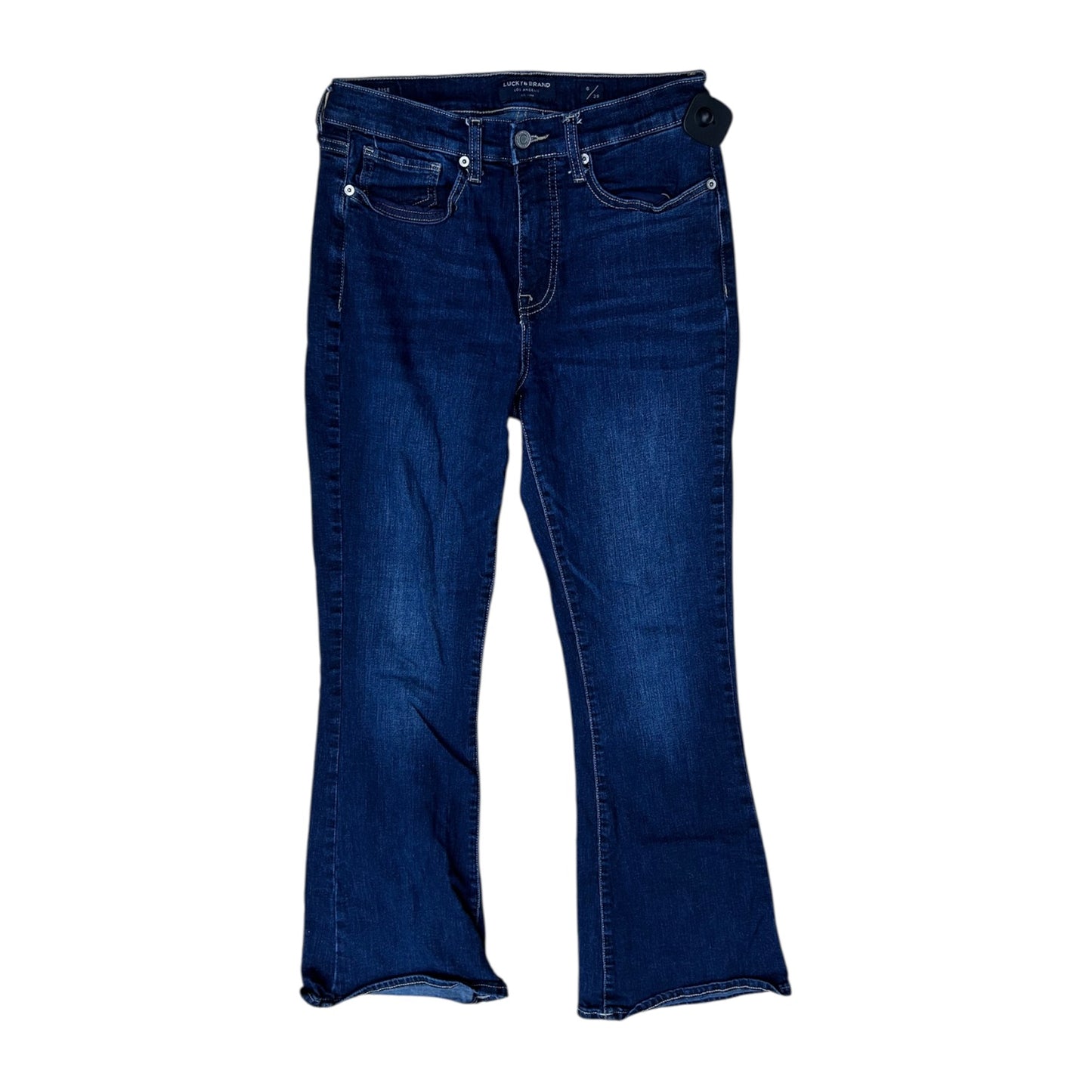 Jeans Boot Cut By Lucky Brand In Blue Denim, Size:8