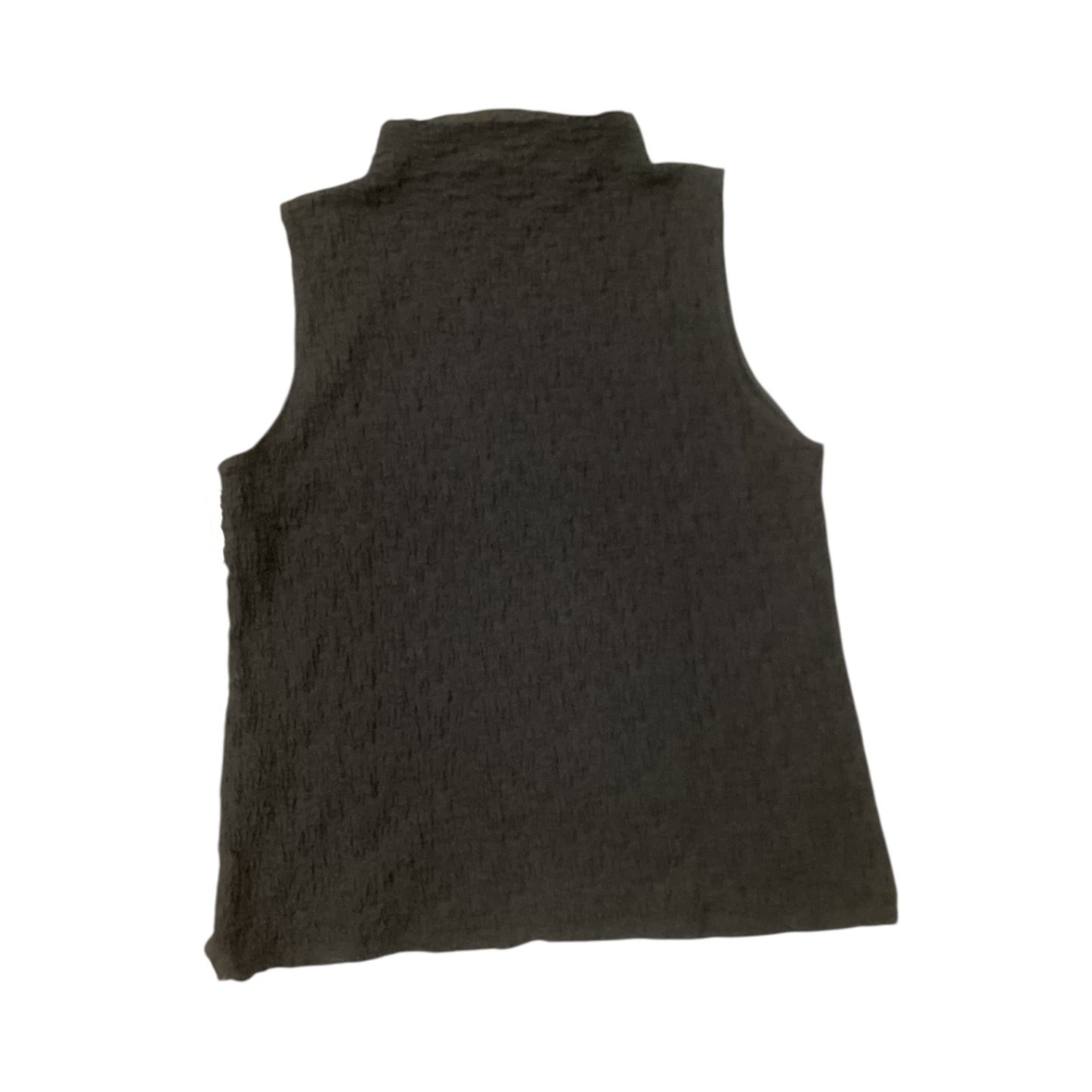 Top Sleeveless By Eileen Fisher In Black, Size:Xl