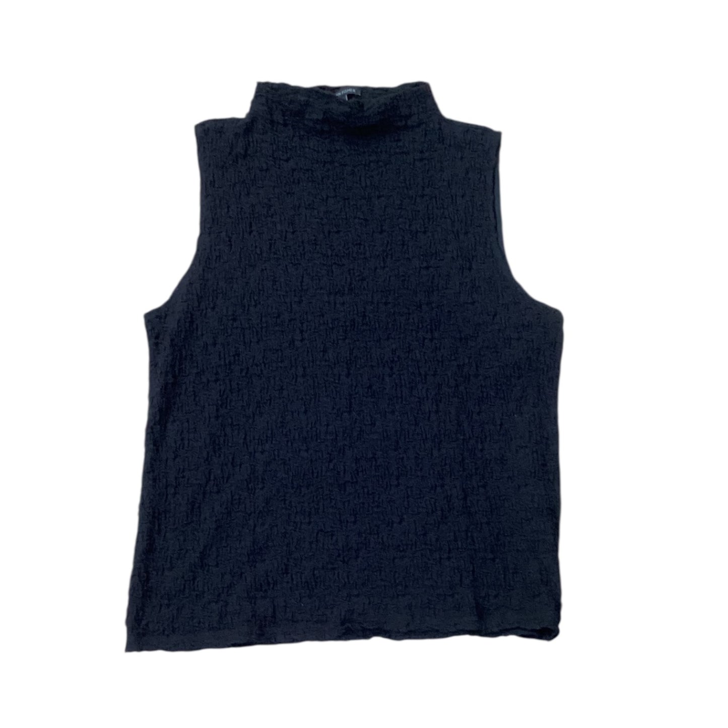 Top Sleeveless By Eileen Fisher In Black, Size:Xl