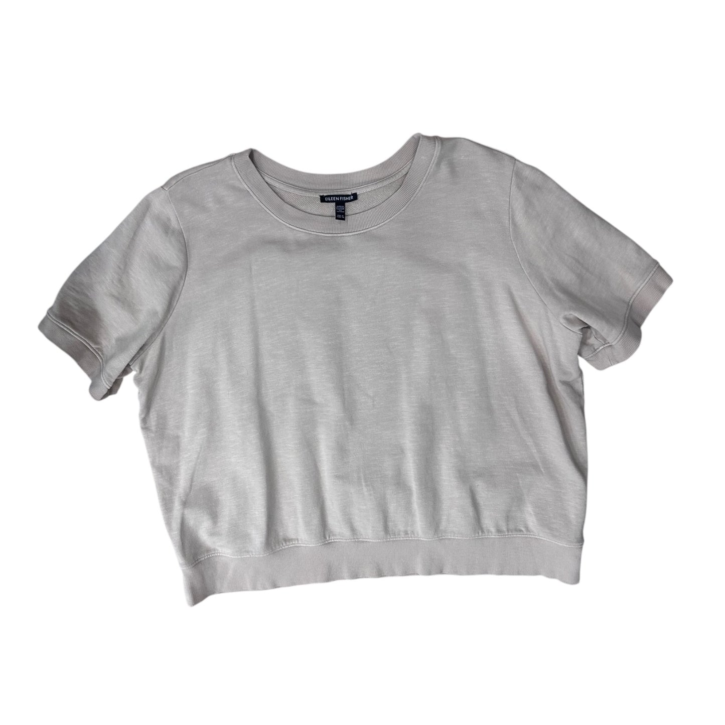 Athletic Sweatshirt Crewneck By Eileen Fisher In Brown, Size:Xl