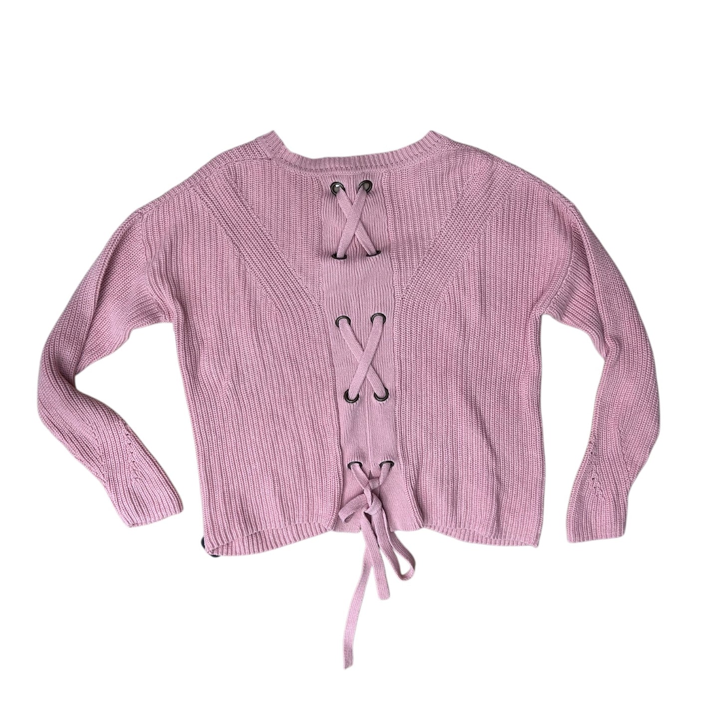 Sweater By Lucky Brand In Pink, Size:M