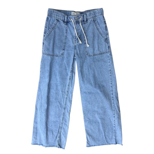 Jeans Wide Leg By Lucky Brand In Blue Denim, Size:Xs